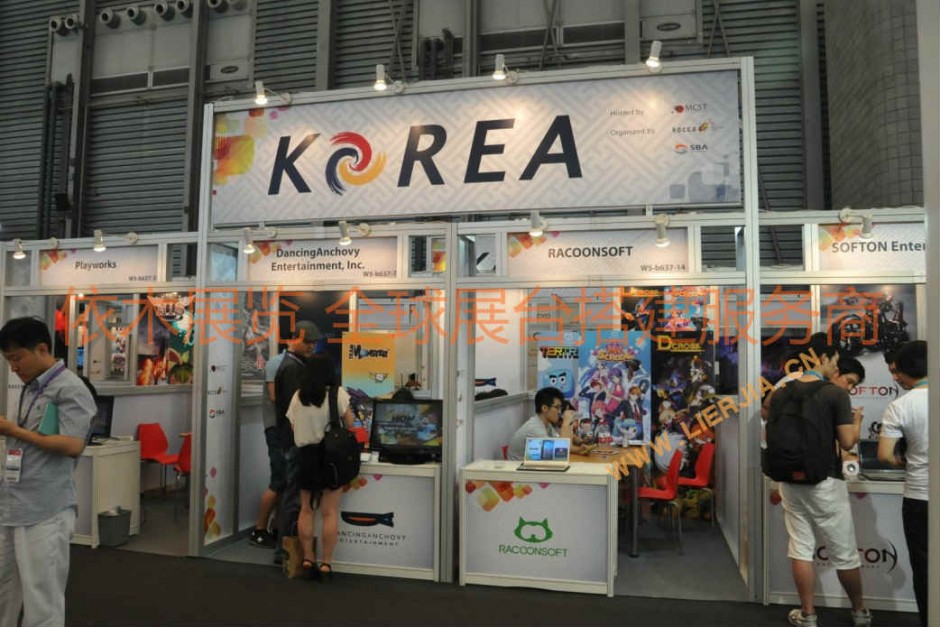 韩国机械展(KOMAF2015)展台搭建