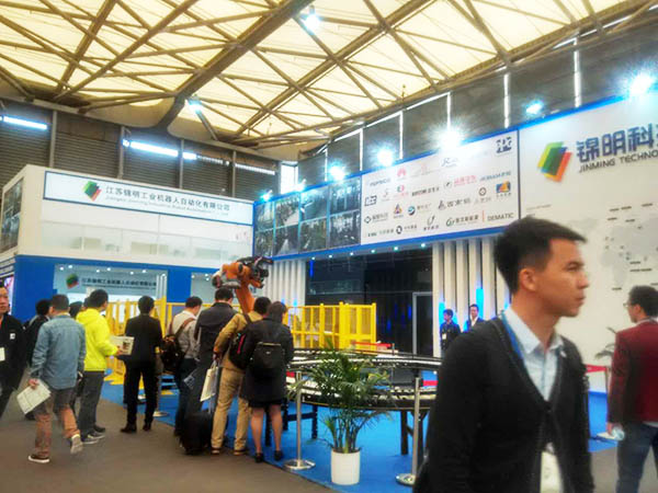 上海展台搭建|2016亚洲国际物流技术与运输系统展览会|锦明科技|上海物流展|展台搭建项目实施|