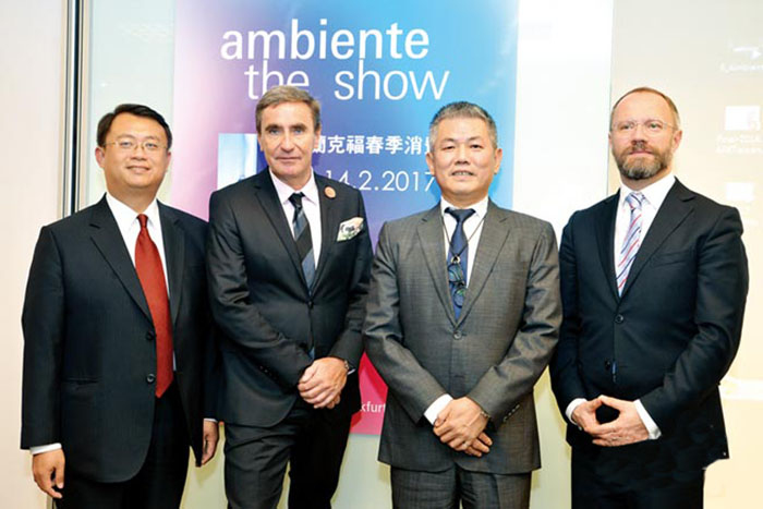 2017年法兰克福国际春季消费品展Ambiente,展会时间:2017-02-10至2017-02-14,展馆名称:法兰克福展览中心(Exhibition Centre Frankfurt),组展机构:德国法兰克福展览公司,法兰克福春季消费展展台搭建,上海依木展览全球展台设计搭建服务商