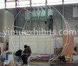 Overhead hanging banners & ceiling sign displays