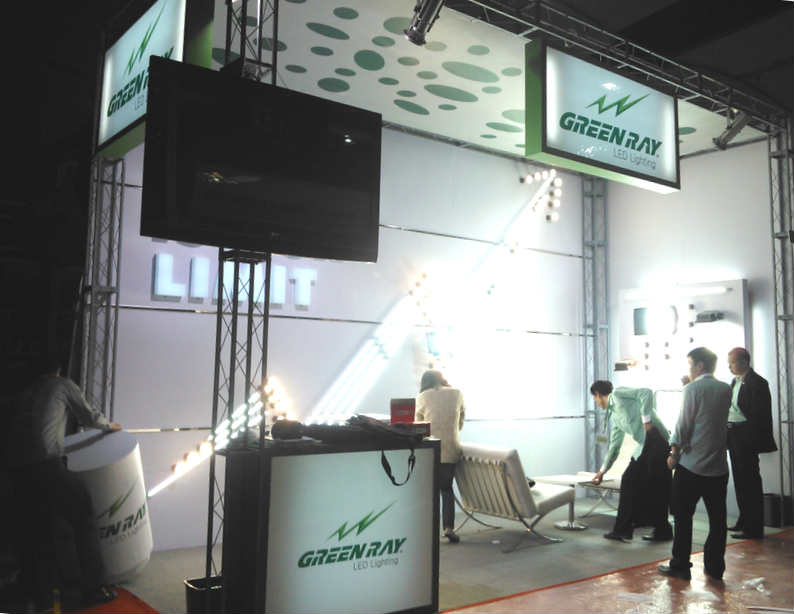 Green Ray exhibition booth @ led china guangzhou