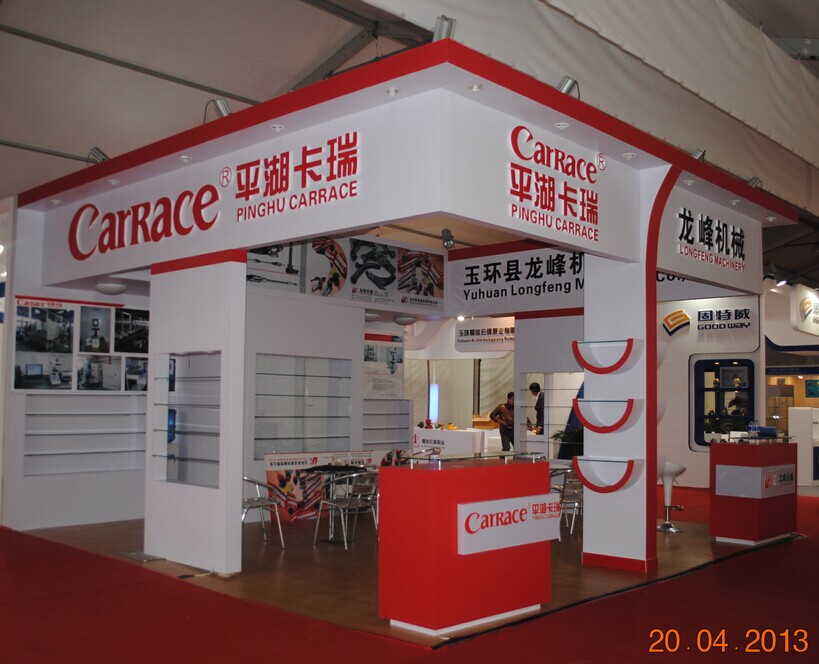 CARRACE Booth construction @ Auto China