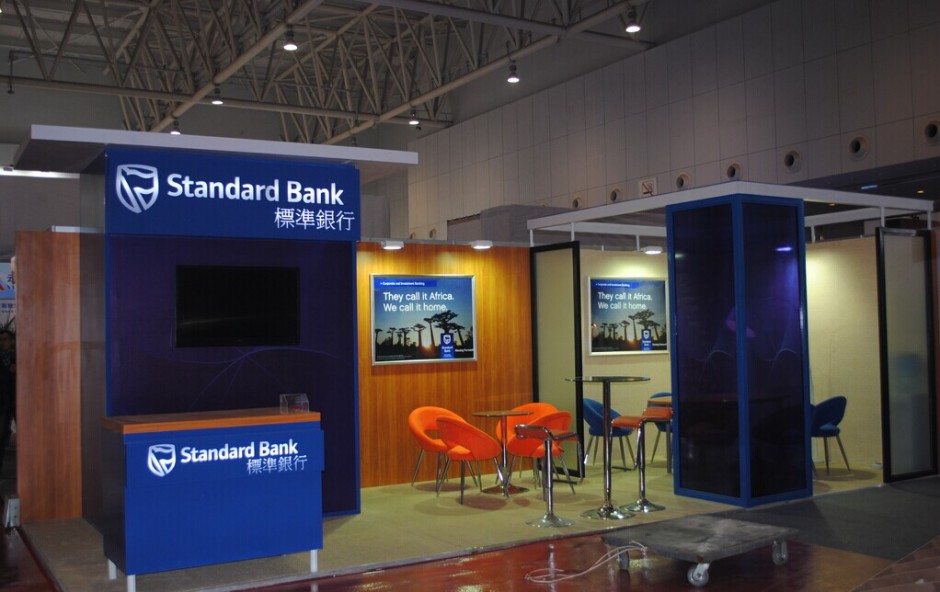 standard bank exhibition stand @ china mining in tianjin